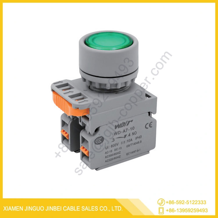 Ф22 Botón de cabeza plana (unilateral/bilateral) (autorreinicio/autobloqueo)