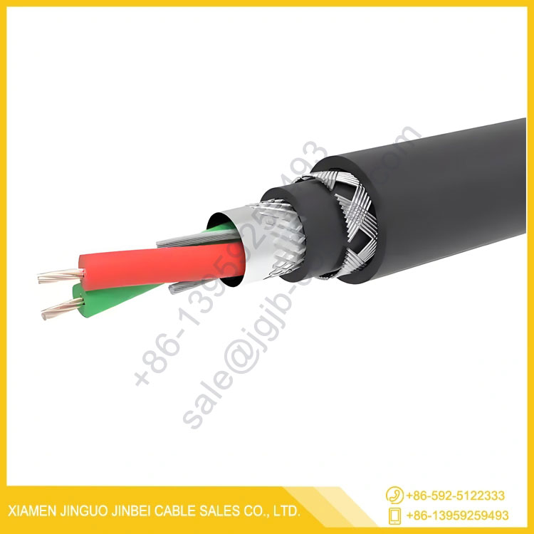 Baja de humo y cables marinos aislados de poliolefina reticulados sin halógenos